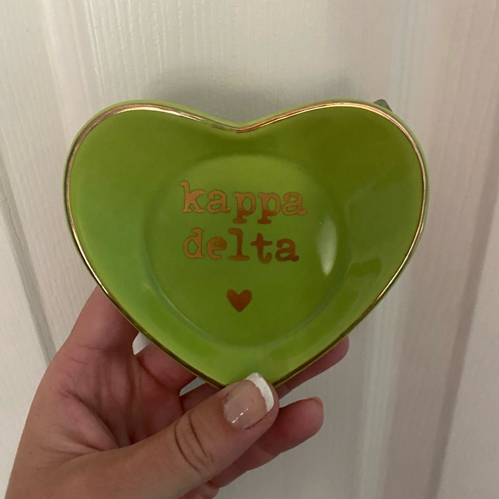 Kappa delta jewelry dish